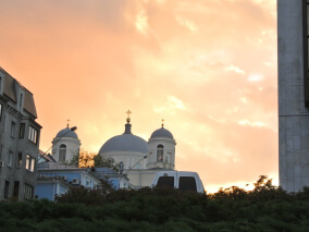 A picture of a church